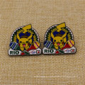 Esmalte duro personalizado de encargo de la insignia de Pikachu Rio 2016 de la promoción